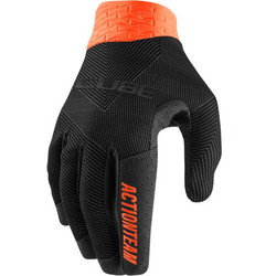 CUBE ΓΑΝΤΙΑ ΠΟΔΗΛΑΤΟΥ PERFORMANCE LONG FINGER BLACK ORANGE ACTIONTEAM 11117 Μαύρο Πορτοκαλί