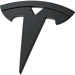 Spigen Tesla Front Emblem Logo Full Cover black - Tesla Model 3 2024 (ACP08547)