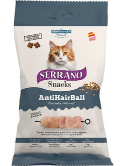 Mediterranean Natural Serrano Anti-Hairball Chicken 50gr
