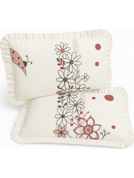 Μαξιλαροθήκες Σετ 2τμχ 28x43cm Beboulino Teddy Flowers 70318704328