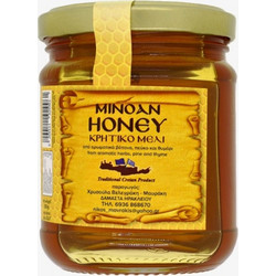Minoan Honey Κρητικο Μέλι απο Αρωματικά Βότανα, Πευκο και Θυμάρι 250g
