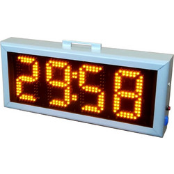 Χρονόμετρο LED Εξωτερικού Χώρου 4 Ψηφίων 63X27X11cm Κίτρινο Φώς Μονής Όψης - TCT15-YL