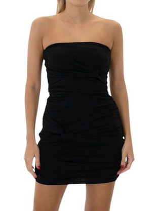 My Tiffany Wearables Midi Φόρεμα για Γάμο / Βάπτιση Μαύρο W24T3160