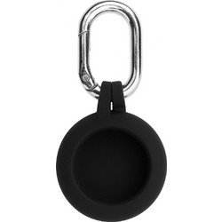 AirTag Silicone Case With Hook - Μαύρο