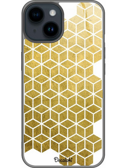 Gold Cubes Θήκη Κινητού Σχέδιο 50038 - iPhone, iPhone 14, Groove Case