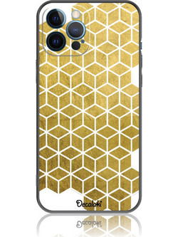 Gold Cubes Θήκη Κινητού Σχέδιο 50038 - iPhone, iPhone 12 Pro Max, Soft TPU Case