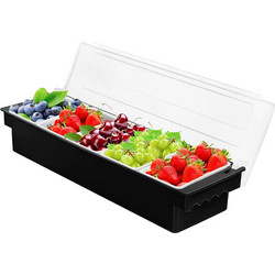 Σετ Μπαρ Πλαστικό με Καπάκι PP 5 θέσεων 15.5x49.3x10 cm GTSA 24-5965