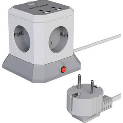 BlitzWolf BW-EC1 4xAC 2xUSB-A 2xUSB-C Extender 4xAC 2xUSB-A 2xUSB-C BW-EC1