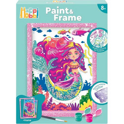 HAPPIHOBBI PAINT & FRAME MYTHICAL MERMAID - AS Toys