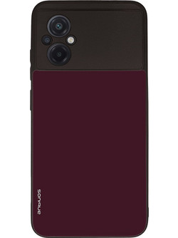Sonique ColorBloc Series Back Cover Burgundy (Xiaomi Poco M5)