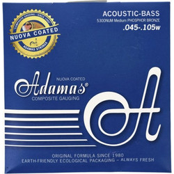 Adamas 5300NU-M Σετ 4 Χορδές Ακουστικού Μπάσου Phosphor Bronze 45-105" Medium Tension