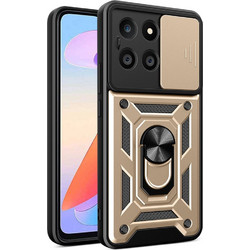 Techsuit CamShield Series Θήκη (Honor X6a) Χρυσό