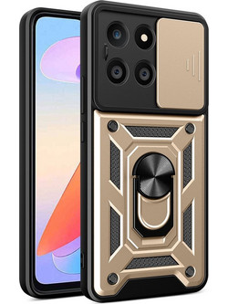 Techsuit CamShield Series Θήκη (Honor X6a) Χρυσό