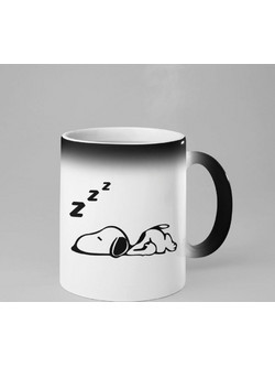 Μαγική Κούπα Snoopy - Black/White