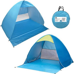 SUMMERtiempo Τέντα Παραλίας Pop Up Μπλε 200x130x120cm 622543
