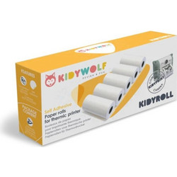 Kidywolf Σετ 6 Ανταλλακτικά Ρολά Αυτοκόλλητο Χαρτί για την Φωτογραφική Μηχανή Kidyprint