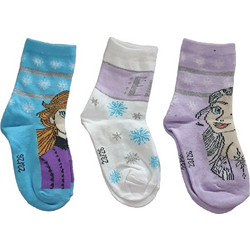 Παιδικές Κάλτσες 3 Ζευγάρια Frozen Blue White Purple 7120058