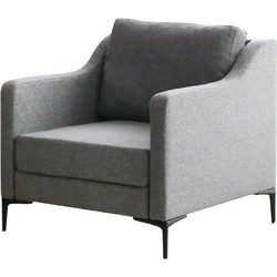 Papatya Nordi Πολυθρόνα Γκρι 80x93x82cm 383EVN1242