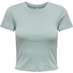 Only Γυναικεία κοντομάνικη μπλούζα 15320229-Gray Mist