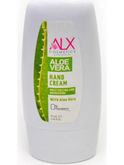 ALX Cosmetics Aloe Vera Ενυδατική Κρέμα Χεριών 75ml