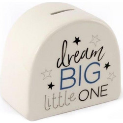 Κουμπαράς Dream Big 014.BB0347 14x12x8cm Cream Κεραμικό
