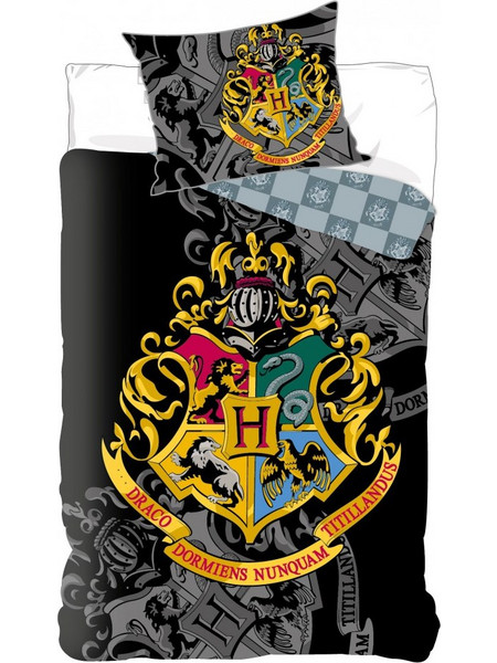Harry Potter Crest bedding set 140x200cm, 70x90 cm