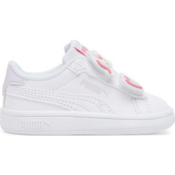 Puma Smash 3.0 Παιδικά Sneakers Λευκά Φούξια 397287-07