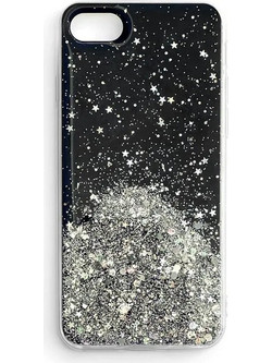 Wozinsky Star Glitter Shining Back Cover Black (Samsung Galaxy A72)