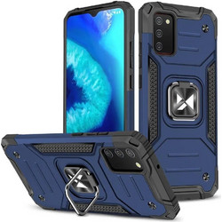 Wozinsky Ring Armor Tough Hybrid Back Cover Blue (Samsung Galaxy A03s)