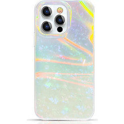 Kingxbar Shell Back Cover Pearl Mint (iPhone 13 Pro)
