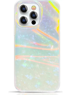 Kingxbar Shell Back Cover Pearl Mint (iPhone 13 Pro)