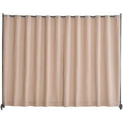 VEVOR Φορητό Διαχωριστικό Δωματίου 308.5 x 45 x 245.5 cm με Ρόδες Καφέ Οθόνη Απορρήτου BLPF96120INCE5PIQV0