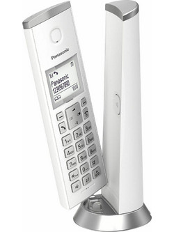 Panasonic KX-TGK210 Ασύρματο Τηλέφωνο με Ανοιχτή Ακρόαση Λευκό