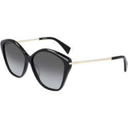 Lanvin LNV609S 001 Γυναικεία Γυαλιά Ηλίου Τετράγωνα Κοκάλινα Μεταλλικά Χρυσά Μαύρα