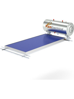 Panthermica Ηλιακός Θερμοσίφωνας 120lt 2m² Glass Τριπλής Ενέργειας Κεραμοσκεπής