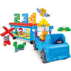 Hape PolyM Σετ Κατασκευών Παίζω & Μετράω Tow Truck 114Τμχ