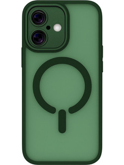 ObaStyle Semiclear Ματ Θήκη MagSafe για iPhone 16 - Σκούρο Πράσινο