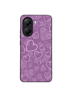 Sonique Heart Series Back Cover Violet (Xiaomi Poco X7 Pro 5G)
