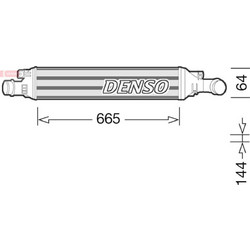 Denso Ψυγείο Αέρα Υπερπλήρωσης - DIT02036