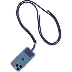 ΚΟΡΔΟΝΙ ΚΡΕΜΑΣΤΟ ΜΕ ΓΑΝΤΖΑΚΙ ΓΙΑ ΚΙΝΗΤΟ LEGAMI ALWAYS TOGETHER SMARTPHONE LANYARD - BLUEBERRY