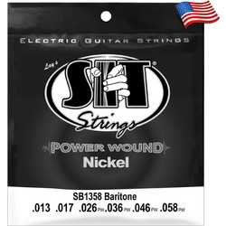 Sit SB1358 Power Σετ 6 Χορδές Ηλεκτρικής Κιθάρας Nickel Plated Steel 13-58"