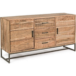 Μπουφές Elmer Καφέ 145x45x77εκ