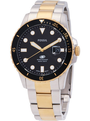 Fossil Ανδρικό Ρολόι με Ασημί Μεταλλικό Μπρασελέ FS6031