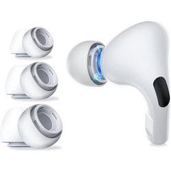 Techsuit ET1 Ear Tips 3τμχ για Apple AirPods Pro 1/2 XS, S, L Sizes White