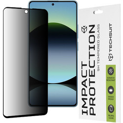 Techsuit 111D Privacy Full Face Tempered Glass Μαύρο (Xiaomi Redmi Note 14S)