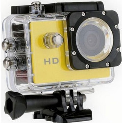 ΑΔΙΑΒΡΟΧΗ ΚΑΜΕΡΑ ΔΡΑΣΗΣ SPORTS ACTION HD 1080p WI-FI 710800.ΚΙΤΡΙΝΟ