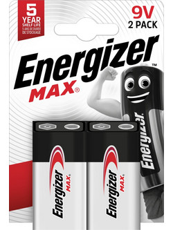 Energizer Max 9V 2τμχ