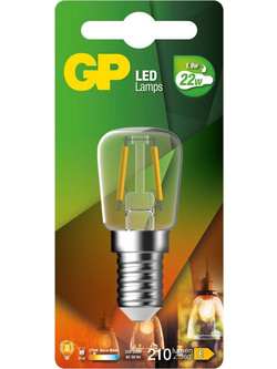 GP - LED Lamp Filament, T25, E14, 1.9W (22W) 210lm