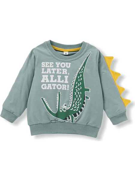 Baby Dinosaurs 3D Pullover - Green
