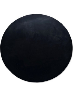 New Plan Puffy FC9 Χαλί Στρογγυλό Sheepskin Γούνινο 160x160cm Black